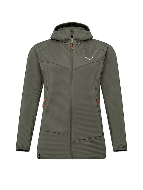 Salewa Puez Altavia Polarlite Hooded Jacket W, faded green, M