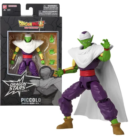 Dragon Ball Super Bandai Super Hero - Figurina Dragon Star 17 cm - Piccolo - Licenza