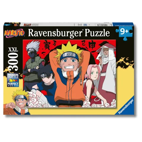 Ravensburger - Puzzle Naruto, 300 Pezzi XXL - Puzzle Bambini 9 Anni, Collezione Naruto