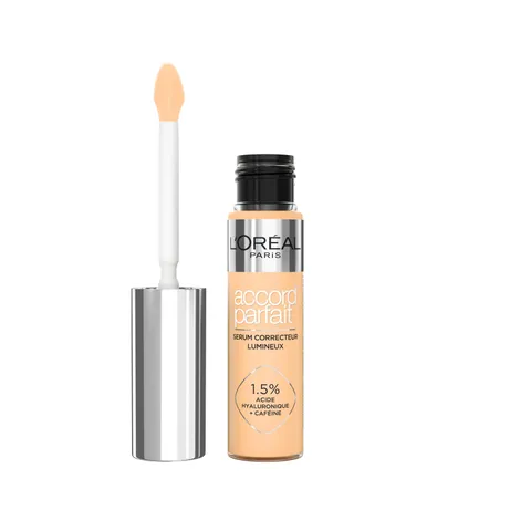 L'Oréal Paris Correttore in Siero Liquido, Formula con Acido Ialuronico e Caffeina