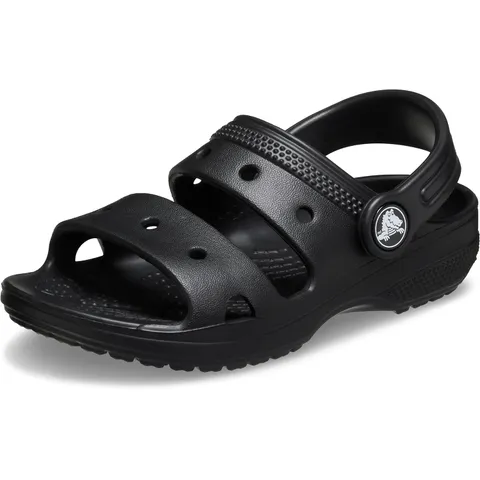 Crocs Classic Sandal T, Sandali Unisex - Bambini e Ragazzi, Nero, 25/26 EU
