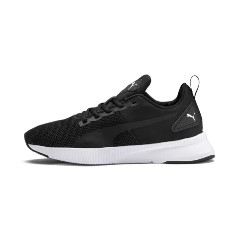 Puma Unisex Youth Flyer Runner Jr Sneakers, Puma Black-Puma White, 38 EU
