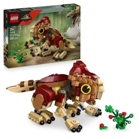 LEGO Jurassic World Dinosauro cucciolo Dolores: Aquilops - Dinosauro Giocattolo da