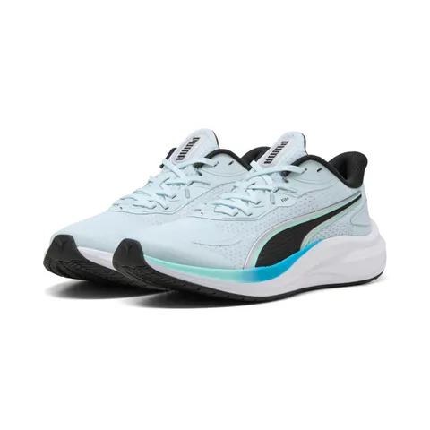 Puma Skyrocket Lite 2 JrSneaker Unisex per Bambini, Sea Glass Puma Nero Speed Blu Menta
