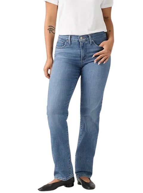 Levi's 314 Shaping Straight, Jeans Donna, Lapis Bare, 25W / 30L