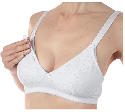 Chicco Reggiseno Allattamento in Cotone, Taglia 3C, Bianco
