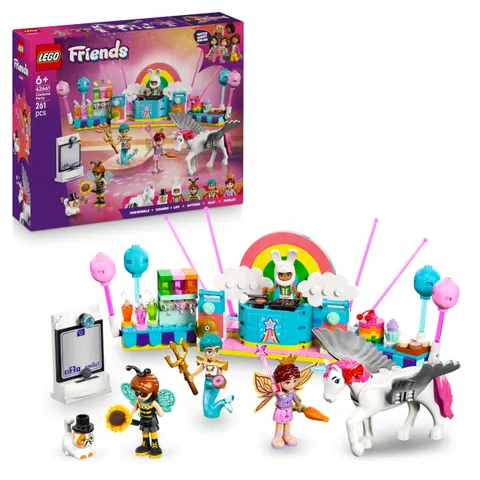 LEGO Friends Party in Costume con Unicorno e Fatina - Giocattolo per Bambine da 6 Anni in