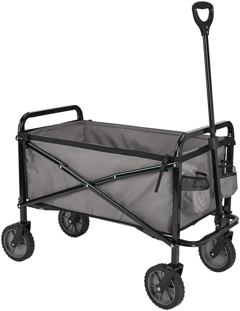 Amazon Basics Collezione Utensili da Giardino - Carrello da giardino, pieghevole, per