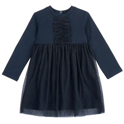 Chicco Vestito Bambine e Ragazze a Maniche Lunghe in Morbido e Caldo Tessuto Felpato FW25 253