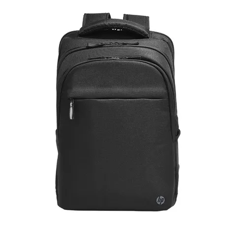 HP Professional, Zaino per Laptop fino a 17,3 Pollici, Tasche Interne per Accessori, Tasca Esterna Portabottiglie, Cerniera Rinforzata, Realizzato con materiali resistenti all'acqua, Nero