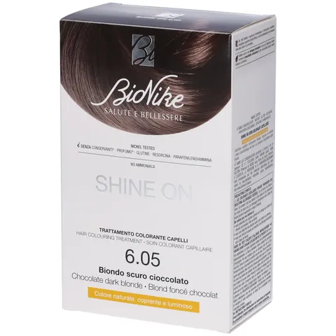 Bionike Shine On - Trattamento Colorante Capelli, Kit Tinta per Cute Sensibile Senza