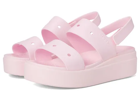Crocs Brooklyn 4U, Sandali Donna, Pink Milk, 33/34 EU