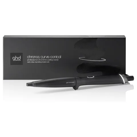 ghd Chronos Curve Conical Wand Arricciacapelli Professionale in Nero - Per Onde Effetto