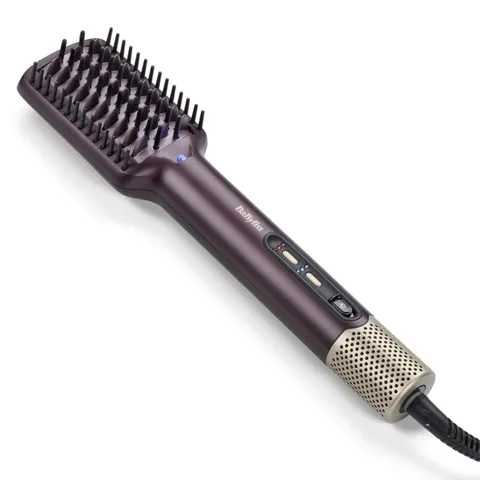 BaByliss Air Power Smooth, Spazzola Lisciare per Capelli Bagnati e Asciutti