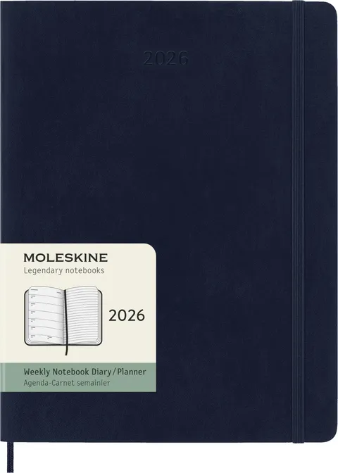 Moleskine Weekly Planner, Agenda Settimanale 2026 12 Mesi Con Spazio Per Note, Con