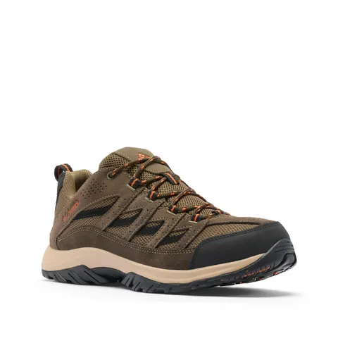 Columbia Crestwood, Scarpe da escursionismo Uomo, Camo Brown/Heatwave, 48 EU