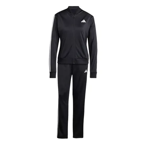 adidas Donna Essentials 3-Stripes Track Suit, Black, XL
