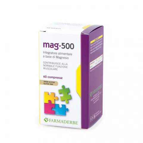 Farmaderbe Integratore Mag 500, 60 Tavolette