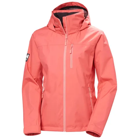 Helly Hansen Giacca da donna W Crew con cappuccio 2.0, rosa tramonto, S