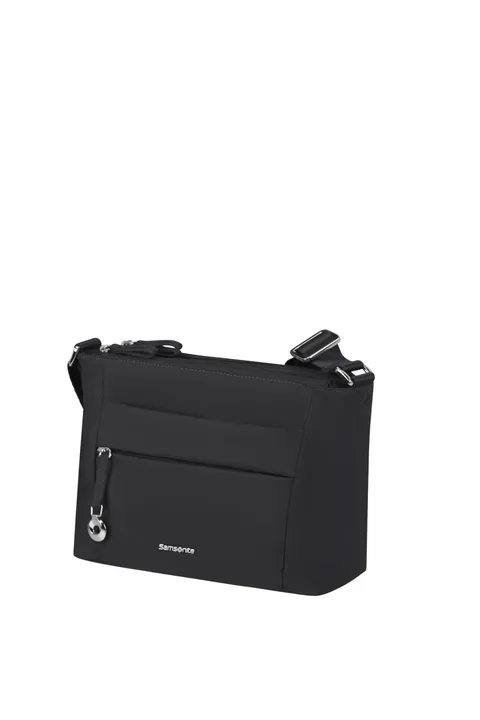 Samsonite Move 5.0 - Borsa a tracolla con 3 scomparti, 25 cm, 3 L, nera (Nero)