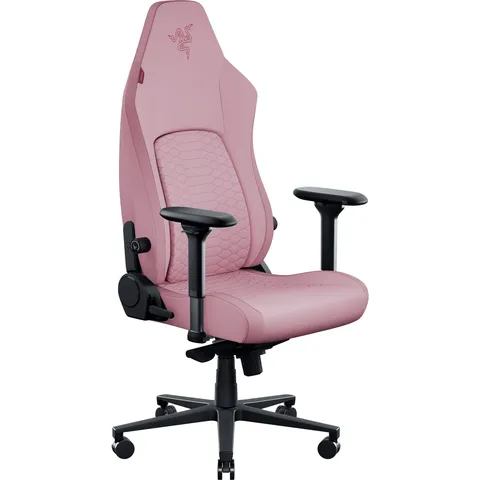 Razer Iskur V2 NewGen - Sedia ergonomica da gaming con comfort traspirante Pelle EPU di 2a gen con tecnologia CoolTouch - supporto lombare HyperFlex - delle spalle e base del sedile ampie | Quartz