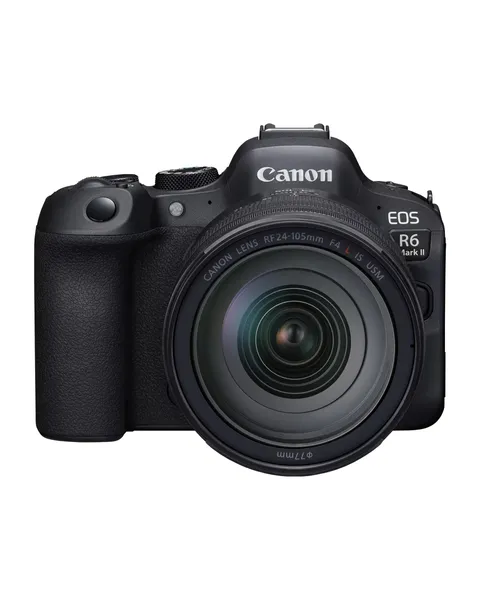 Canon Fotocamera mirrorless EOS R6 Mark II Full Frame e RF 24-105mm F4L IS USM | 24,2 megapixel, scatto continuo fino a 40 fps, 4K 60p, fino a 8 stop IS e Dual Pixel CMOS Auto Focus II Nero