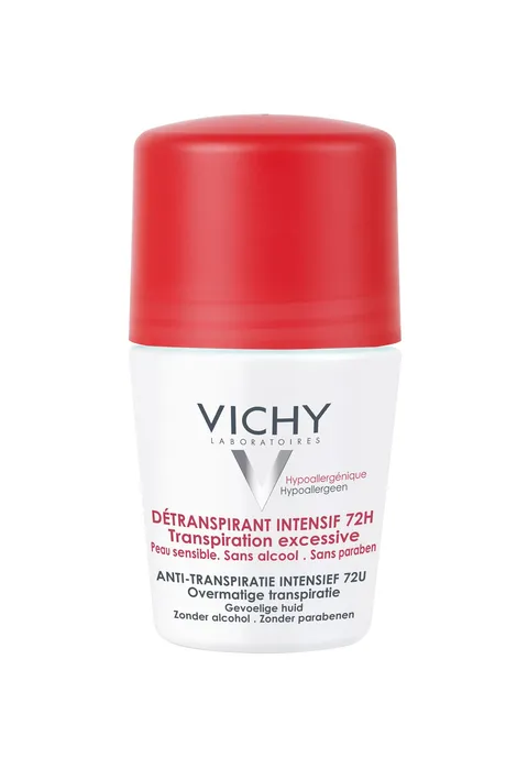 Vichy Dermo-Tolerance Deodorante Roll-On Antitraspirante, Per Tutti i Tipi di Pelle