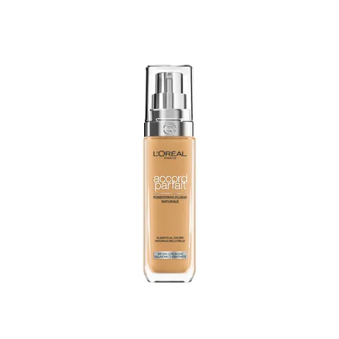 L'Oréal Paris Fondotinta Liquido, Incarnato Uniforme e Illuminato, Finish Naturale, Per