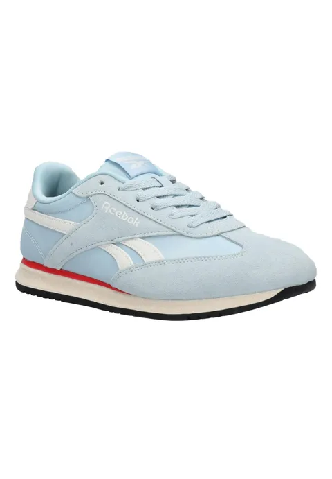 Reebok Scarpe da Ginnastica da Donna World 70, Iceblue/Sportred/Ftwrwhite, 42,5 EU