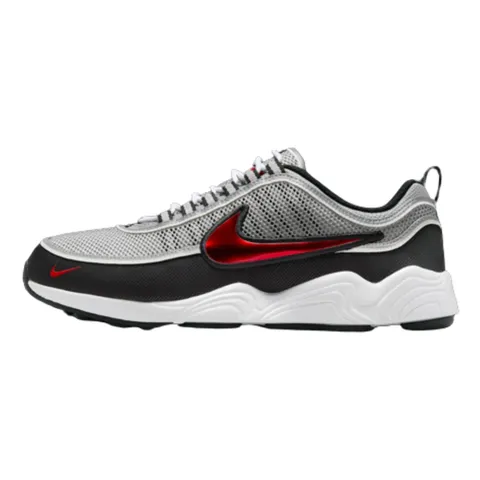 NIKE Air Zoom Spiridon SP, Sneaker Uomo, Metallic Silver/Sport Red-Black-White, 37.5 EU
