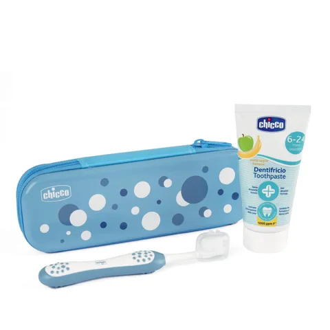 Chicco set dentale 6 mesi+ azzurro