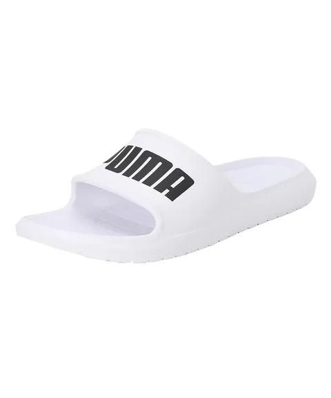 PUMA Unisex Divecat V2 Lite Infradito, Puma White Puma Black, 44.5 EU