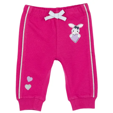 Chicco Pantaloni della Tuta, Pantaloni Bimba 0-24, Fuxia (1), 9 Mesi