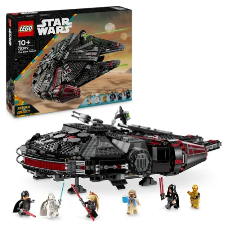 LEGO Star Wars 75389 Dark Falcon - Astronave Giocattolo da Costruire - Set per il Gioco e