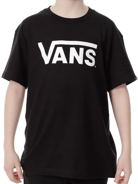Vans Classic Boys T-Shirt, Nero (Black/White), S Bambini e Ragazzi