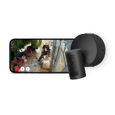 Ring | Videocamera esterna Plus Power-Over-Ethernet (Ultimo modello) - Video 2K grandangolare - Alimentazione continua - Prova gratuita di 30 giorni piano d'abbonamento Ring