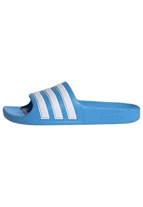 adidas Unisex - Bambini e ragazzi Adilette Aqua Slides Kids Slipper, Blue Burst / Cloud