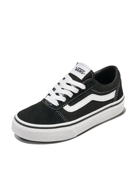 Vans Ward, Sneaker Unisex - Bambini e ragazzi, Suede Canvas Black White, 39 EU