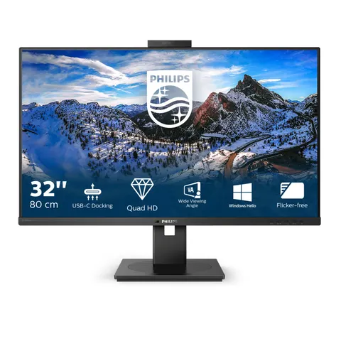Philips P Line 326P1H/00 LED display 80 cm (31.5) 2560 x 1440 pixels Quad HD Black