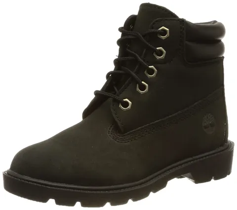 Timberland Unisex - Bambini e ragazzi 6 Inch Wr Basic (Toddler) Caviglia barca,Nero,23 EU