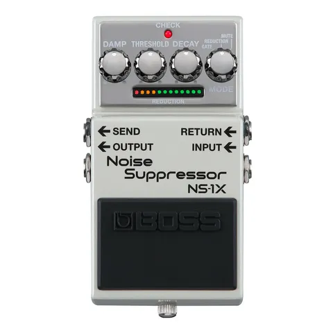 BOSS NS-1X Noise Suppressor | Riduzione del Rumore e Gate Istantaneo di Nuova Generazione