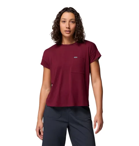 Columbia Daniela Falls SS, Maglione, Materiale traspirante, Vestibilità elasticizzata