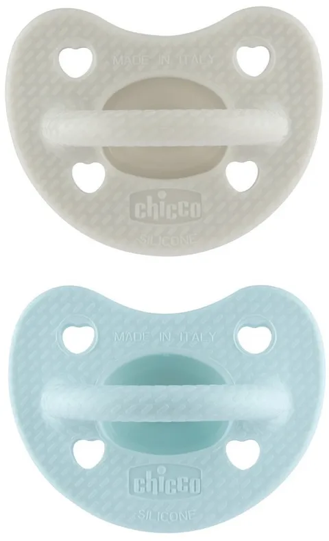 Chicco PhysioForma Gommotto Luxe Silicone 6-16 Mesi (2 Pezzi)