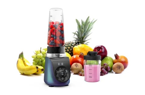 Moulinex Blend Up, Frullatore Potente, 1000 W, 8 Programmi Automatici, Lame Powelix