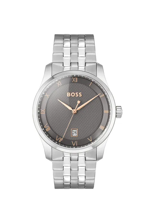 BOSS Orologio con Movimento al Quarzo a Tre Lancette da Uomo Collezione Principle con