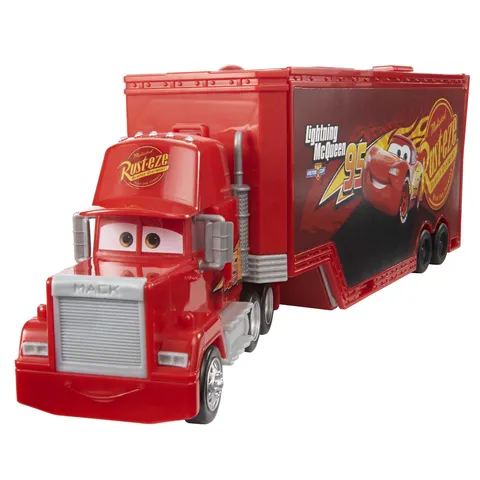 Mattel Disney Pixar Cars - Mack Trasformabile Playset, Giocattolo 2 in 1 con Camion e