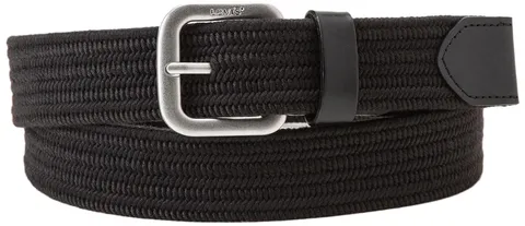 Levi's Stretch Woven Belt OV, Regular Black, 110 Unisex, Nero regolare., 110 cm