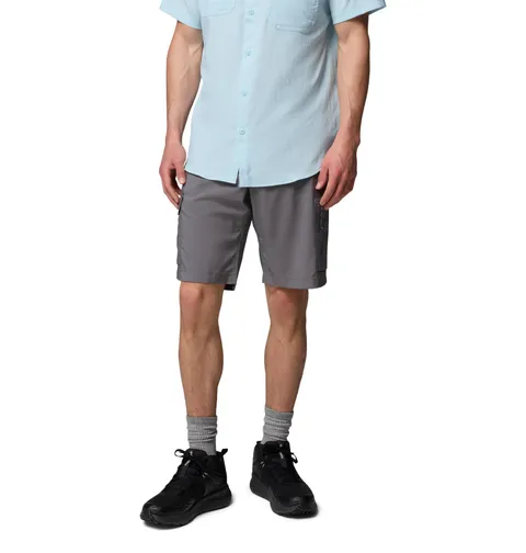 Columbia Silver Ridge - Pantaloncini Cargo da Uomo, per Escursionismo, Colore Grigio