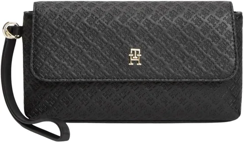 Tommy Hilfiger Donna Th Icon Daily Pouch Mono AW0AW18602 Altri Piccoli Accessori, NERO