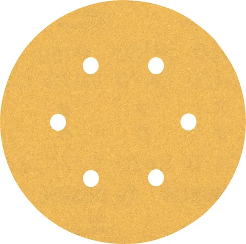 Bosch Professional 50x Carte Abrasive Expert C470 con 6 Fori per Legno Duro, Vernice su